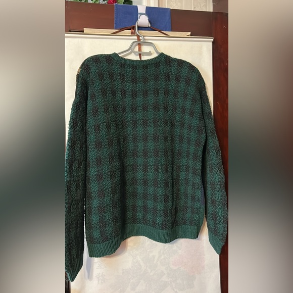 Vintage Signatures by Northern Isles forest animal cardigan, Green & black, XL - Picture 2 of 4